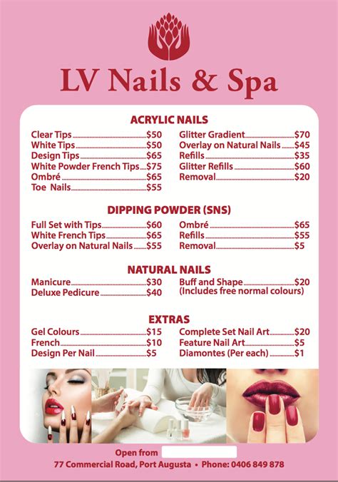 lv nails & spa chestermere|Lv nails prices.